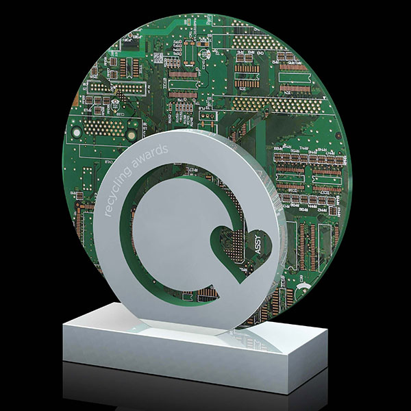 Sustainable Awards & Recycled Trophies made using Reusable Materials