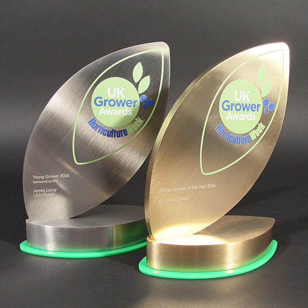 UK Grower Award EFX Bespoke Awards and Trophies