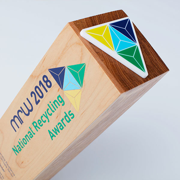 National Recycling Award EFX Bespoke Awards and Trophies