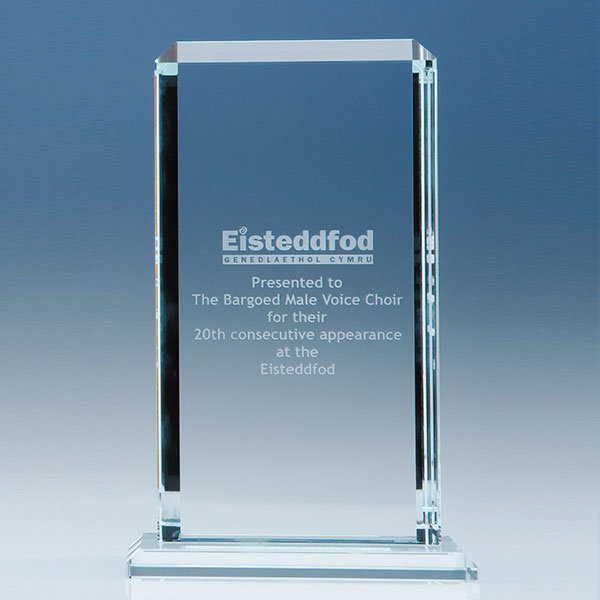 23cm CrystalEdge clear echo award