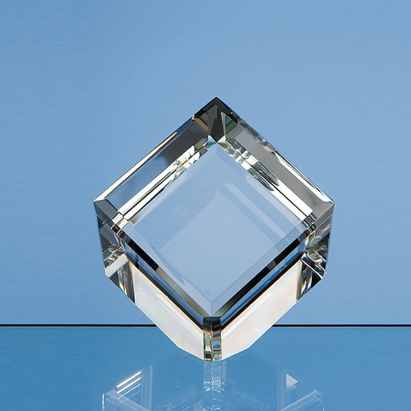 4cm crystal cube award