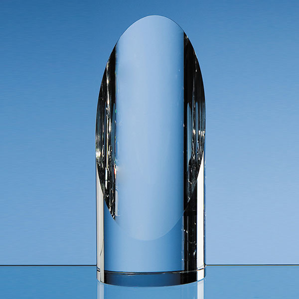 16.5cm crystal cylinder award