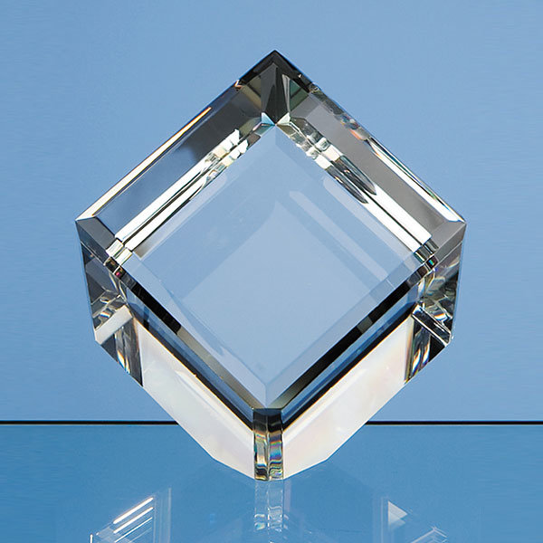 6cm crystal cube award