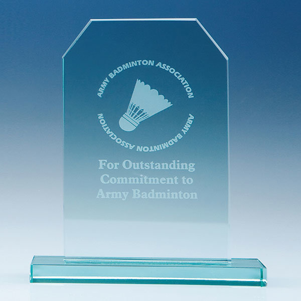 20.5cm jade glass honour award