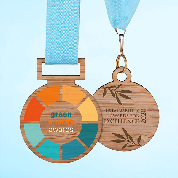 Personalised Wooden Medals 