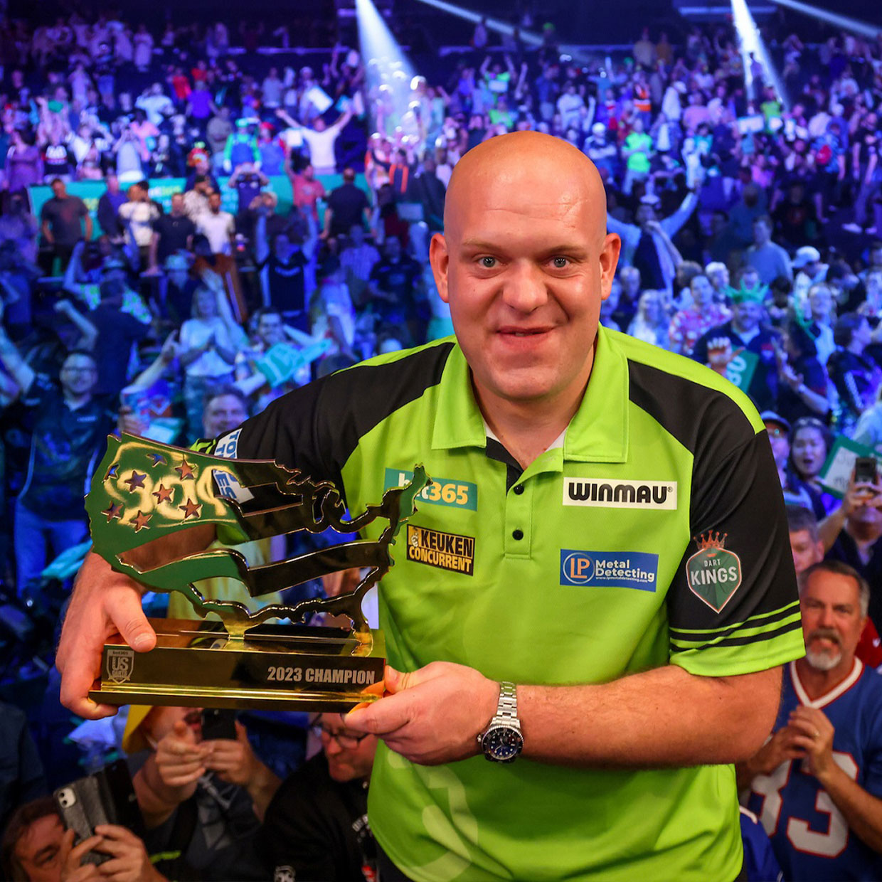 Michael van Gerwen Emerges Victorious at the 2023 US Darts Masters - EFX 