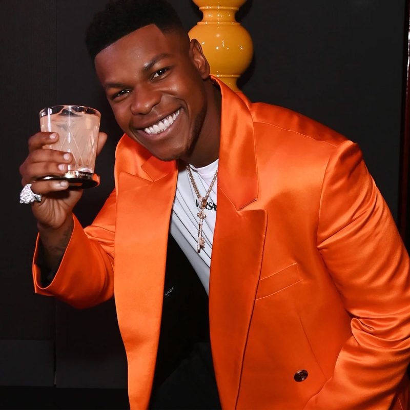 John Boyega holds a Soho House award